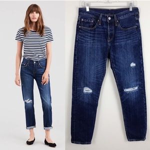 Levi’s 501 Tapered Button Fly Mid-Rise Jeans 26x28
